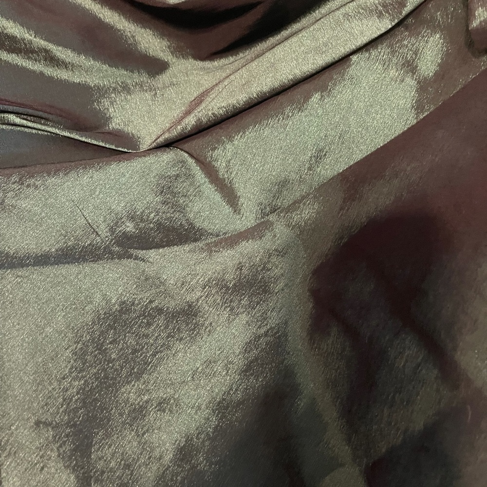 Green taffeta pinup dress with bordello jacket - Picture 2 of 6